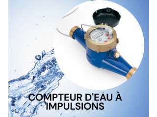 Capteur impulsion débit pour monitoring eau