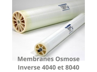 Membranes Osmose Inverse Professionnelles 4040 et 8040 - Haute Réjection