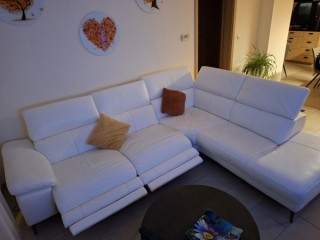 Vend canapé D'angle cuire