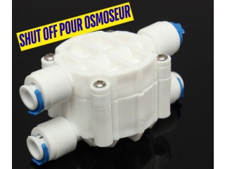 Shut off Arrêt automatique pour osmoseur domestique