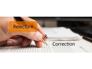 Rédaction et correction.