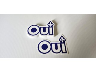 25 Autocollants QUÉBEC OUI