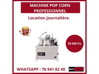 LOCATION DE MACHINES À POP-CORN ET BARBE À PAPA