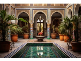 Riad à louer en gérance libre – Derb Dabachi (Marrakech) 9 pièces