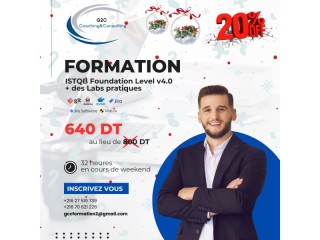 Formation ISTQB Foundation level + des Labs pratiques
