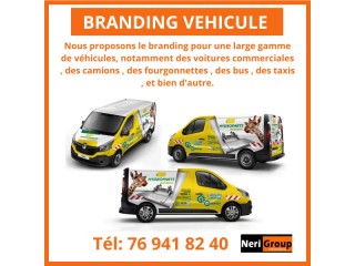 SERVICE DE BRANDING POUR VÉHICULES