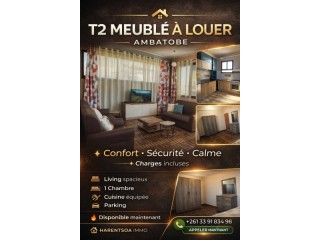 Location T2 MEUBLÉ À LOUER-AMBATOBE 2 pièces Antananarivo