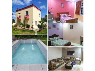 Location Villa Meublée piscine hamria Meknes Maroc