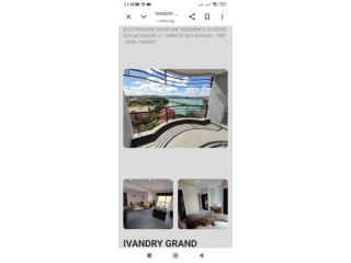 IVANDRY APPARTEMENT T3 MEUBLÉ ÉQUIPÉ AVEC ACTIVITÉS -GROUPE ÉLECTROGÈNE ET BELLE VUE DEGAGEE A 1 MN DES ÉCOLES INTERNATIONALES