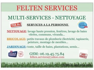 Multi services pour le particulier d&eacute;ductible des imp&ocirc;ts de 50%