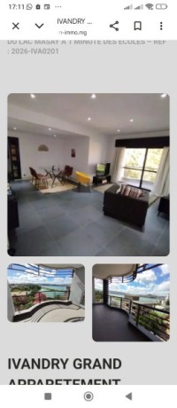 ivandry-appartement-t3-meuble-avec-belle-vue-imprenable-sur-le-lac-groupe-electorgene-et-activites-dans-une-residence-a-1-minutes-des-ecoles-big-0
