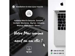Service de maintenance et Infogérance Mac OS