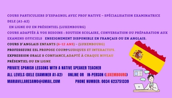 professeure-native-espagnole-espagnol-dele-soutien-devoirs-despagnol-cours-danglais-langue-seconde-6-12-ans-big-0