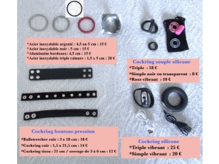 Anneaux et bracelets pour homme